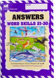 Fitzroy Word Skills Answer Book 21-30