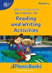 dandelion readers set 4, units 1-10, reading and writing activities