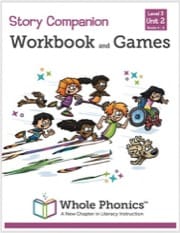 Whole Phonics Level 3, Unit 2 Workbook