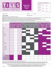 tills examiner record forms